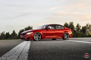 BMW M3 Sedan on Vossen Wheels (CG-203) 2017 года
